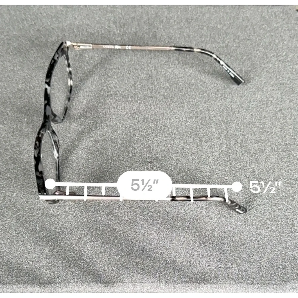 Lacoste Eyeglasses Womens 53-16-140 Grey Tortoise Excellent L2863 Cat Eye Frames